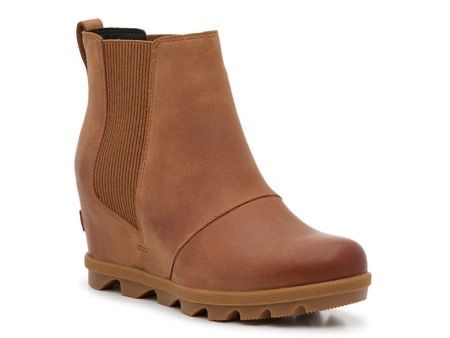 SOREL Joan Rhapsody Wedge Snow Boot in Cognac