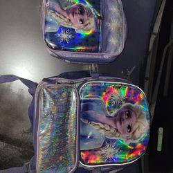 Elsa Back Pack And Lunch Box