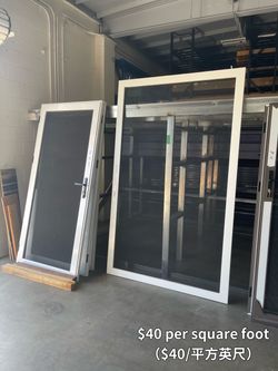Aluminum Security Screen Door – Brand New