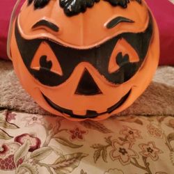 Vintage Bandit Jack O Lantern Halloween 
