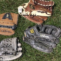 Softball / Baseball  Gloves $25 Each 