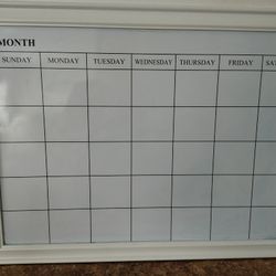 Wall Calendar 📆 Dry Erase