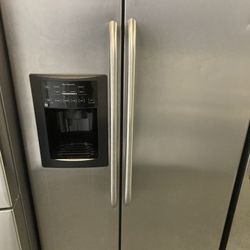 Ge Stainless Steel Side By Side Refrigerator 