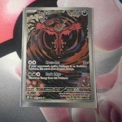 Pokémon TCG Yveltal Paradox Rift Holo Card 205/182 Illustration Rare