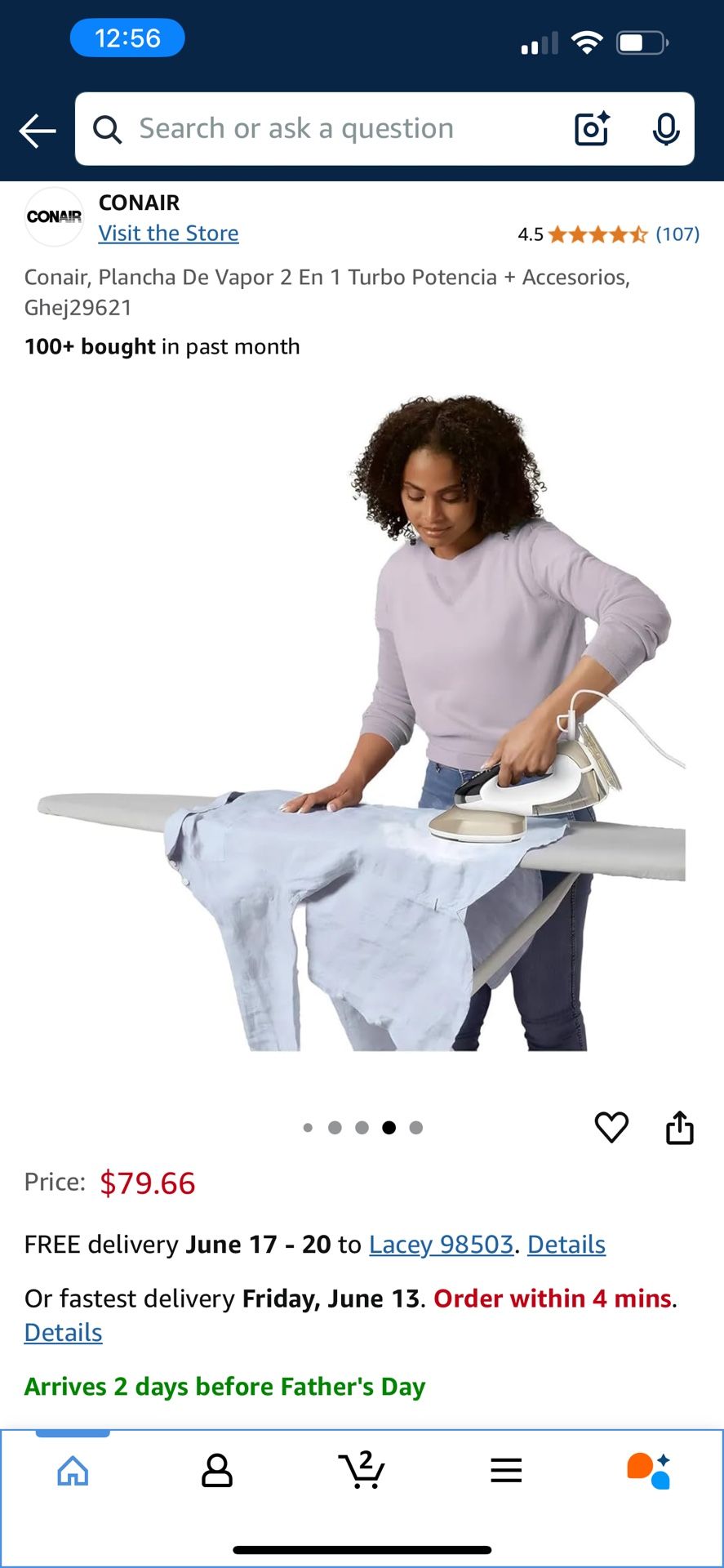Conair Steamer And Iron 2 In 1