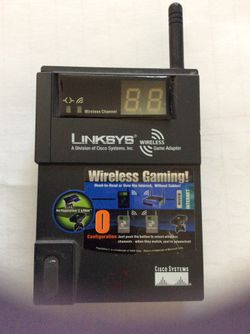 Linksys wireless extender with channel display