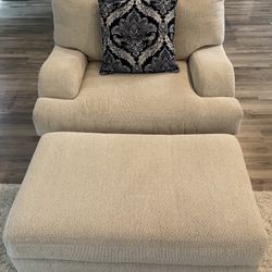 Super Comfy Chair & Ottoman