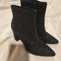 New!  Size 9 Bling Bootie Boots {Black} reseda ca