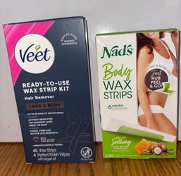 Veet & Nad's Body Wax Strip Kits Bundle