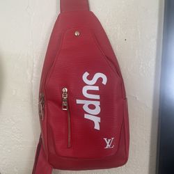 LV x Supreme Bag