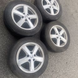 4 —- 205/55r16 5x114.3 5x4.5 Stock Honda Accord Civic Camry Wheels Rims With Tires