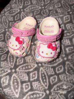 Hello kitty crocs