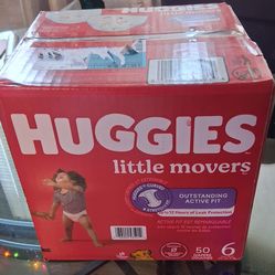 Huggies Little Movers Size 6 Diapers