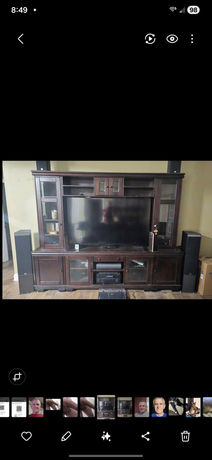 Entertainment center.