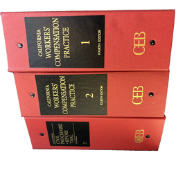 CEB California Workers Compensation Practice 4th Edition Vol 1 2 2011 Update