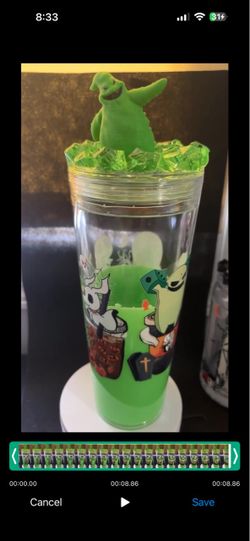 Nightmare Before Christmas Oogie Boogie Tumbler Cup