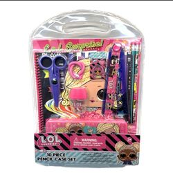 L.O.L Surprise!!! 10pcs Pencil Case Set
