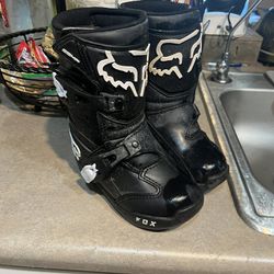 Kids Fox Racing Moto Boots KIDS Size 12