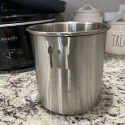 Stainless steel cooking utensils holder 