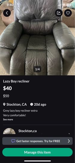 La-Z Boy recliner