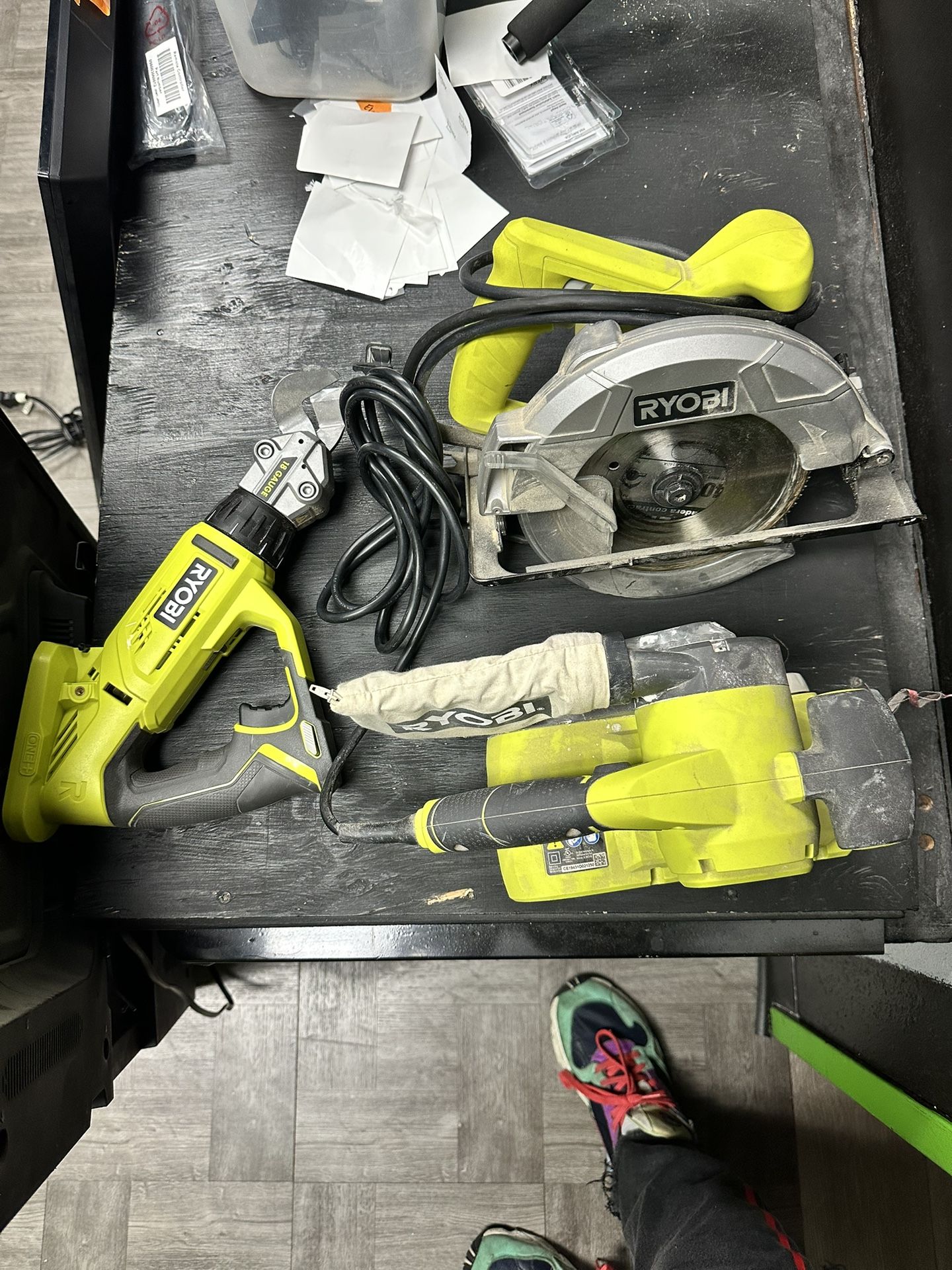 Cordless Ryobi Tool Set