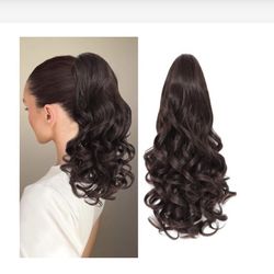 Wirctp Ponytail Extension,16" Claw