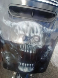 Bring your motorcycle over here today let me custom paint whatever you want on it