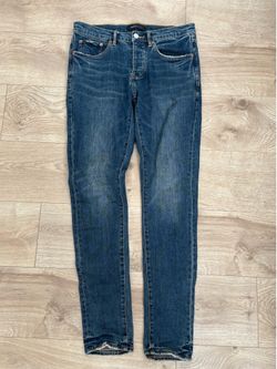 Dark blue purple jeans