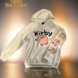 Nintendo Kirby Sweatshirt/Hoodie Medium. Stains See Pics/description