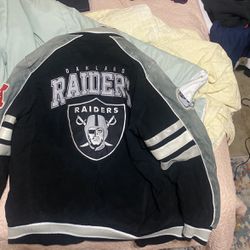Vintage Raiders Bomber Jacket