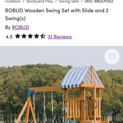 Brand New Swing Set