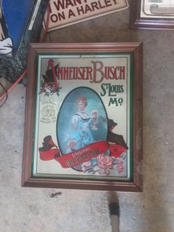 Vintage Budweiser sign