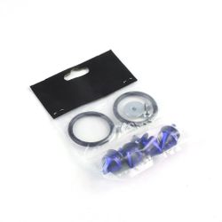 Brand New Universal Spike Style Blue Aluminum Car Bumper Trunk Fender Hatch Lids Quick Release Fastener