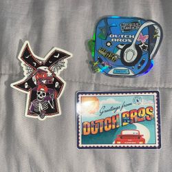 Dutch Bro stickers 
