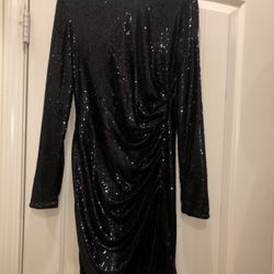 Black Sequin Dress 🖤