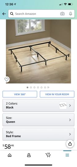 Zinus Michelle Compack 9-Leg Support Bed Frame, for Box Spring and Mattress Set, Queen