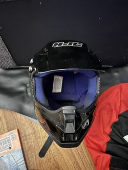 HJC CLX-2 Motorcycle Helmet XLarge Black DOT Snell M95 Visor