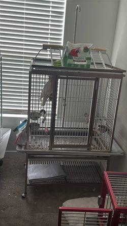 Bird cage only (bird not included)