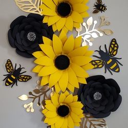 Handmade Paper Sunflowers 🌻