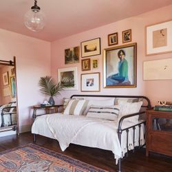 Black Metal Daybed / Twin Bed Frame 