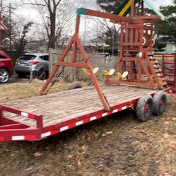 20x8 Towing /Hauling Vehicle Trailer Great Condition 🛻