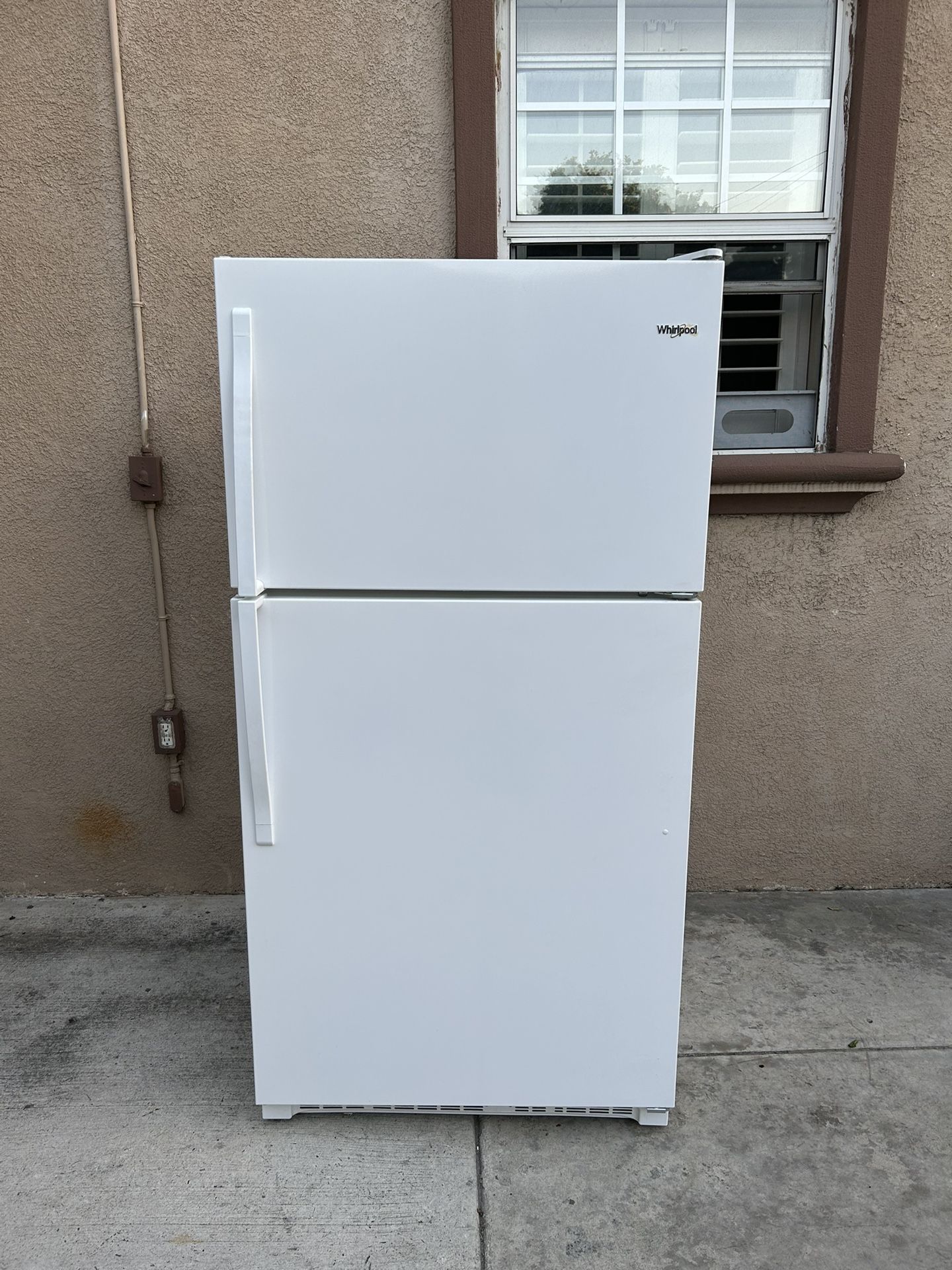 3 MONTHS WARRANTY 33x31x66 WHIRLPOOL REFRIGERATOR WHITE 21CUFT