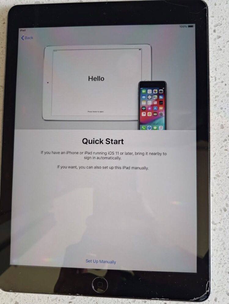 Apple iPad Air (1st Generation) A1474 16 GB, Wi-Fi, 9.7inch, - Space Gray