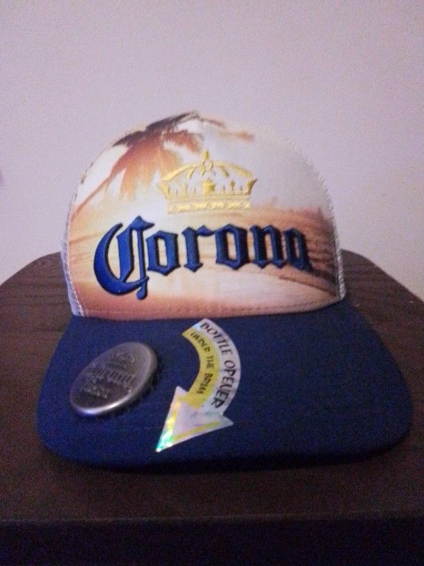 CORONA HAT WITH  BOTTLE OPENER 