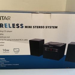Vivitar Wireless Mini Bluetooth & CD Stereo System