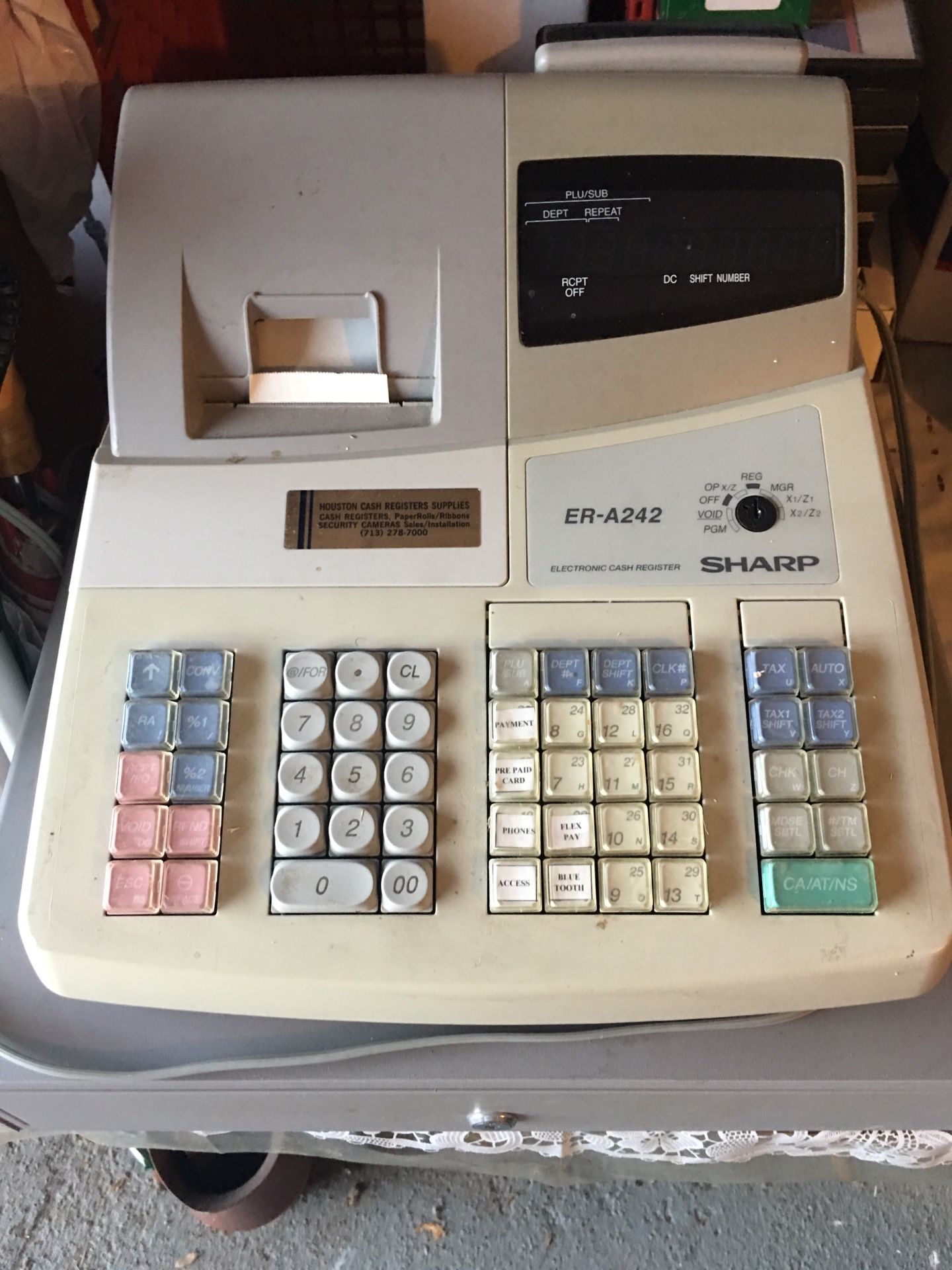 Sharp ErA242 cash register available for Sale in Houston, TX OfferUp
