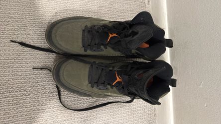 Men’s size 13 Jordans Army green