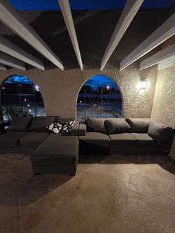 got to go! Large 3 Piece Sectional Couch