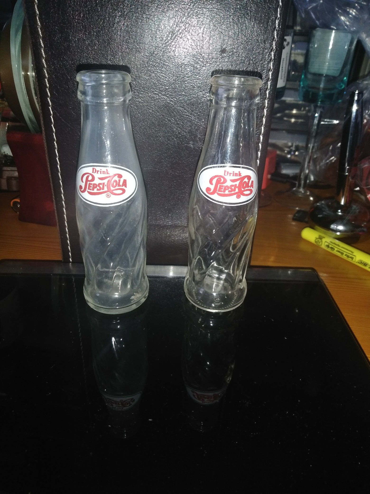 Pepsi cola bottles