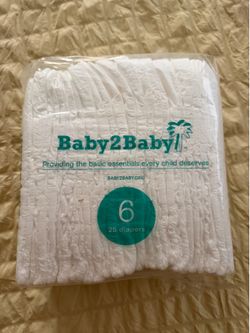 Size 6 diapers 25 diapers